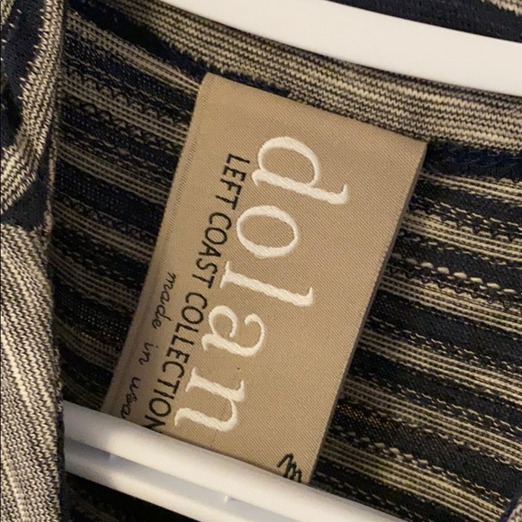 Striped sleeveless tunic with string - Picture 3 of 3